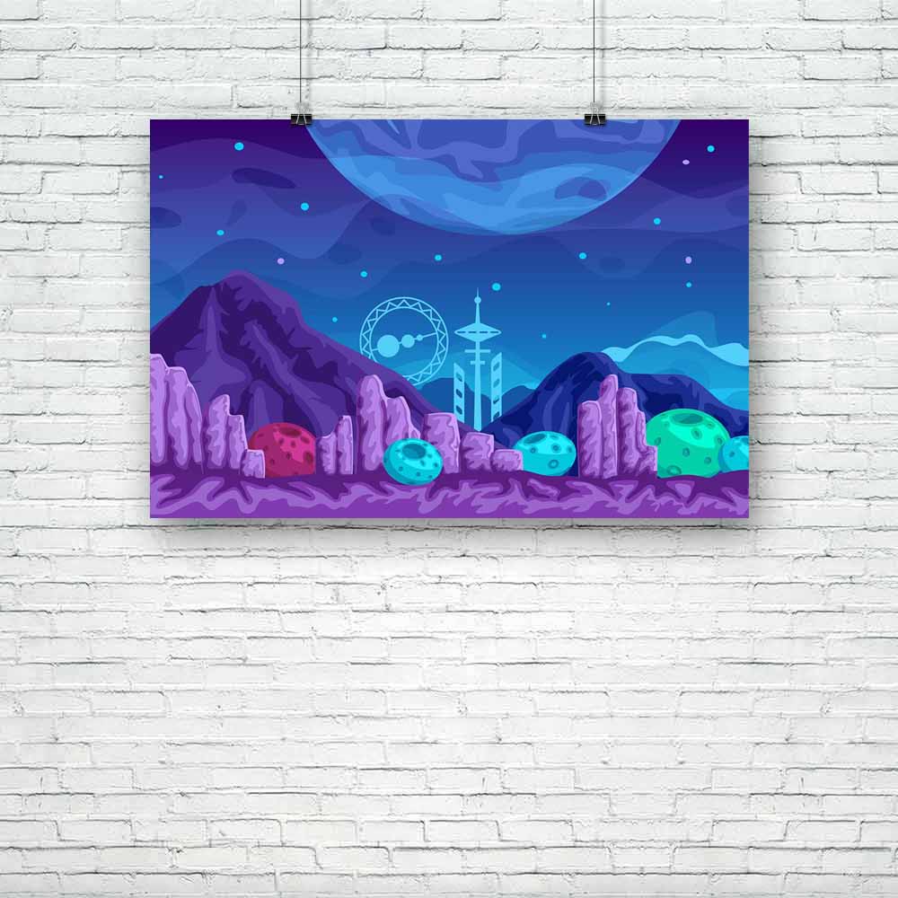 Mobile Game Unframed Paper Poster-Paper Posters Unframed-POS_UN-IC 5004659 IC 5004659, Animated Cartoons, Art and Paintings, Astronomy, Caricature, Cartoons, Cosmology, Fantasy, Landscapes, Mountains, Patterns, Scenic, Signs, Signs and Symbols, Space, Sports, Stars, mobile, game, unframed, paper, poster, background, alien, application, art, cartoon, design, futuristic, galaxy, horizontal, landscape, levels, night, planet, purple, quest, scene, seamless, sky, tileable, ui, violet, world, artzfolio, posters, 