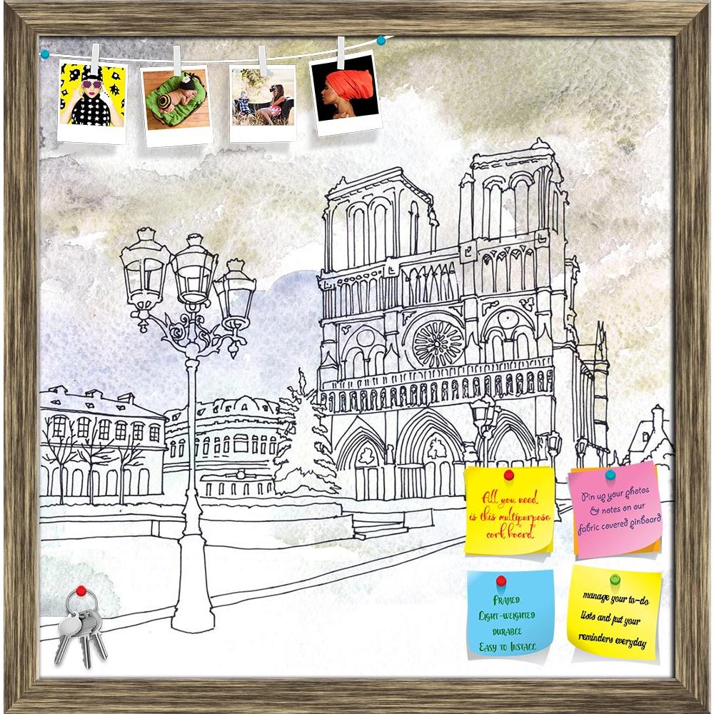 ArtzFolio Notre Dame De Paris, France Printed Bulletin Board Notice Pin Board Soft Board | Framed-Bulletin Boards Framed-AZSAO40314706BLB_FR_L-Image Code 5004673 Vishnu Image Folio Pvt Ltd, IC 5004673, ArtzFolio, Bulletin Boards Framed, Places, Digital Art, notre, dame, de, paris, france, printed, bulletin, board, notice, pin, soft, framed, color, arts, drawing, paintings, image, creativity, aquarelle, illustrations, square, watercolor, pen, paint, concepts, artwork, nobody, sketch, outdoors, outside, build
