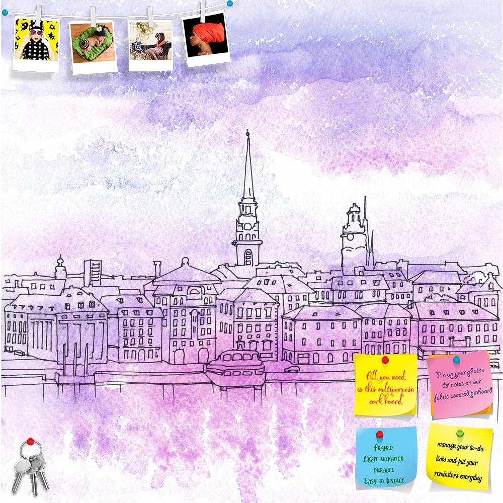 ArtzFolio Old Town Gamla Stan In Stockholm Sweden Printed Bulletin Board Notice Pin Board Soft Board | Frameless-Bulletin Boards Frameless-AZSAO40314717BLB_FL_L-Image Code 5004674 Vishnu Image Folio Pvt Ltd, IC 5004674, ArtzFolio, Bulletin Boards Frameless, Places, Digital Art, old, town, gamla, stan, in, stockholm, sweden, printed, bulletin, board, notice, pin, soft, frameless, color, arts, drawing, paintings, image, creativity, aquarelle, illustrations, square, watercolor, pen, paint, concepts, artwork, n