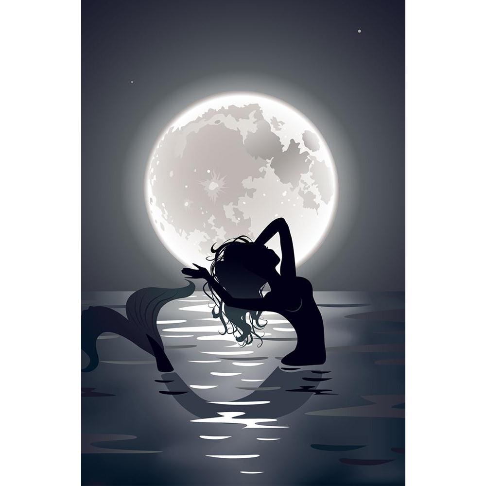 ArtzFolio Mermaid Singing At Night Unframed Paper Poster-Paper Posters Unframed-AZART40339999POS_UN_L-Image Code 5004679 Vishnu Image Folio Pvt Ltd, IC 5004679, ArtzFolio, Paper Posters Unframed, Fantasy, Kids, Digital Art, mermaid, singing, at, night, unframed, paper, poster, wall, large, size, for, living, room, home, decoration, big, framed, decor, posters, pitaara, box, modern, art, with, frame, bedroom, amazonbasics, door, drawing, small, decorative, office, reception, multiple, friends, images, reprin
