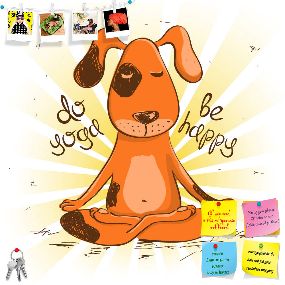 ArtzFolio Red Dog Sitting On Lotus Position Of Yoga Printed Bulletin Board Notice Pin Board Soft Board | Frameless-Bulletin Boards Frameless-AZSAO40525397BLB_FL_L-Image Code 5004689 Vishnu Image Folio Pvt Ltd, IC 5004689, ArtzFolio, Bulletin Boards Frameless, Animals, Quotes, Digital Art, red, dog, sitting, on, lotus, position, of, yoga, printed, bulletin, board, notice, pin, soft, frameless, funny, illustration, cartoon, pin up board, push pin board, extra large cork board, big pin board, notice board, sma