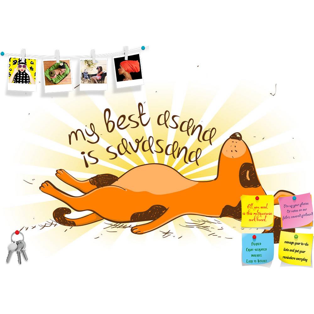 ArtzFolio Red Dog Doing Savasana Position Of Yoga Printed Bulletin Board Notice Pin Board Soft Board | Frameless-Bulletin Boards Frameless-AZSAO40525398BLB_FL_L-Image Code 5004690 Vishnu Image Folio Pvt Ltd, IC 5004690, ArtzFolio, Bulletin Boards Frameless, Animals, Quotes, Digital Art, red, dog, doing, savasana, position, of, yoga, printed, bulletin, board, notice, pin, soft, frameless, funny, illustration, cartoon, pin up board, push pin board, extra large cork board, big pin board, notice board, small bu