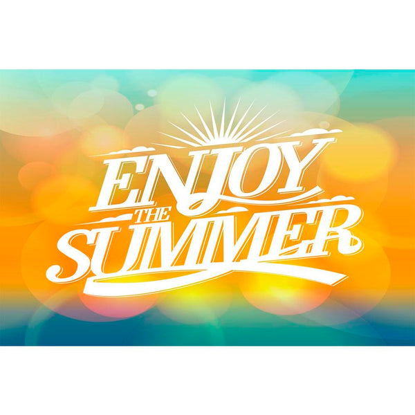 Enjoy The Summer Unframed Paper Poster-Paper Posters Unframed-POS_UN-IC 5004692 IC 5004692, Ancient, Automobiles, Calligraphy, Digital, Digital Art, Festivals and Occasions, Festive, Graphic, Historical, Holidays, Illustrations, Medieval, Quotes, Retro, Signs, Signs and Symbols, Text, Transportation, Travel, Typography, Vehicles, Vintage, enjoy, the, summer, unframed, paper, wall, poster, party, background, sunshine, celebration, backdrop, beach, blue, bokeh, card, design, flash, greeting, happy, happyness,