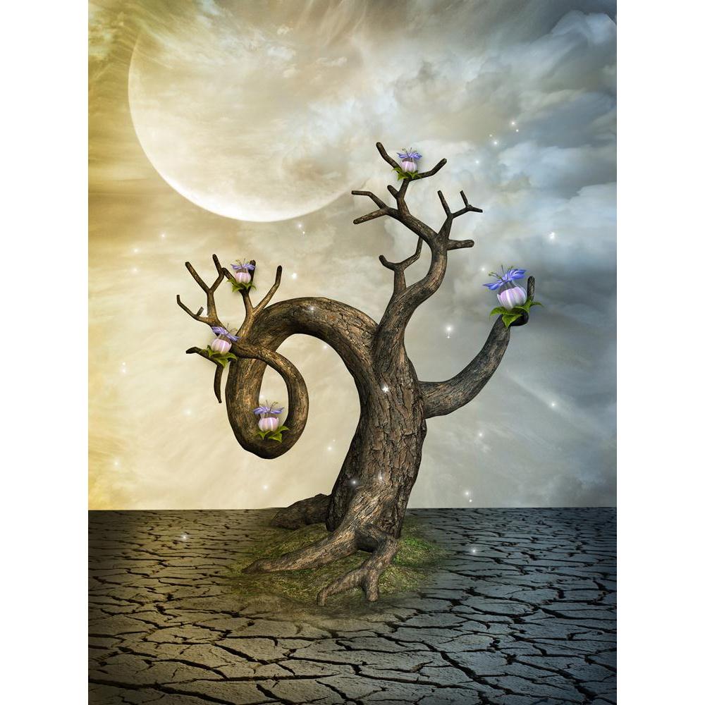 Fantasy Landscape In The Desert With Old Tree Canvas Painting Synthetic Frame-Paintings MDF Framing-AFF_FR-IC 5004693 IC 5004693, Art and Paintings, Baby, Botanical, Children, Digital, Digital Art, Fantasy, Floral, Flowers, Graphic, Illustrations, Kids, Landscapes, Nature, Scenic, Stars, landscape, in, the, desert, with, old, tree, canvas, painting, synthetic, frame, amazing, art, backdrops, background, beautiful, cloud, crack, dream, dreams, dreamy, enchanting, fae, fairy, fairytale, floor, illustration, l