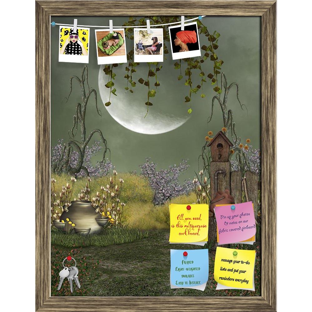 ArtzFolio Fantasy Landscape In The Garden With Big Moon Printed Bulletin Board Notice Pin Board Soft Board | Framed-Bulletin Boards Framed-AZSAO40553833BLB_FR_L-Image Code 5004694 Vishnu Image Folio Pvt Ltd, IC 5004694, ArtzFolio, Bulletin Boards Framed, Fantasy, Kids, Landscapes, Digital Art, landscape, in, the, garden, with, big, moon, printed, bulletin, board, notice, pin, soft, framed, background, nature, fairy, scenario, lighting, backdrops, tales, fairytale, dream, art, fae, children, princess, dreamy