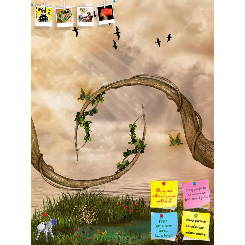 ArtzFolio Fantasy Landscape In The Lake With Pond & Birds Printed Bulletin Board Notice Pin Board Soft Board | Frameless-Bulletin Boards Frameless-AZSAO40553890BLB_FL_L-Image Code 5004695 Vishnu Image Folio Pvt Ltd, IC 5004695, ArtzFolio, Bulletin Boards Frameless, Fantasy, Kids, Landscapes, Digital Art, landscape, in, the, lake, with, pond, birds, printed, bulletin, board, notice, pin, soft, frameless, background, nature, fairy, scenario, lighting, backdrops, tales, fairytale, dream, art, fae, children, pr