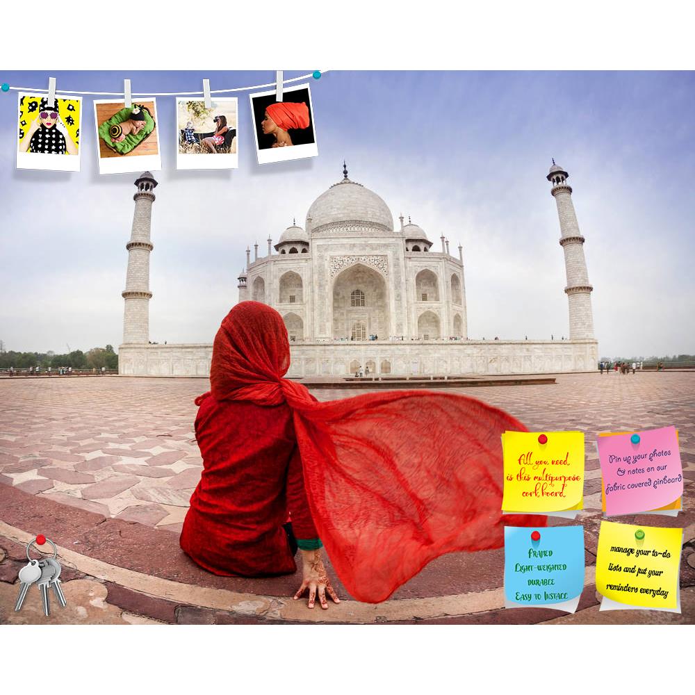 ArtzFolio Woman Near Taj Mahal Agra India D2 Printed Bulletin Board Notice Pin Board Soft Board | Frameless-Bulletin Boards Frameless-AZSAO40618780BLB_FL_L-Image Code 5004701 Vishnu Image Folio Pvt Ltd, IC 5004701, ArtzFolio, Bulletin Boards Frameless, Places, Religious, Photography, woman, near, taj, mahal, agra, india, d2, printed, bulletin, board, notice, pin, soft, frameless, red, costume, flattering, scarf, sitting, uttar, pradesh, indian, relax, travel, women, female, looking, rest, asia, asian, archi
