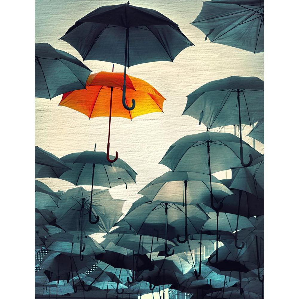 Standing Out From The Crowd Canvas Painting Synthetic Frame-Paintings MDF Framing-AFF_FR-IC 5004707 IC 5004707, Abstract Expressionism, Abstracts, Ancient, Black, Black and White, Business, Conceptual, Historical, Inspirational, Love, Medieval, Motivation, Motivational, Romance, Semi Abstract, Signs, Signs and Symbols, Vintage, standing, out, from, the, crowd, canvas, painting, synthetic, frame, different, umbrella, umbrellas, self, esteem, stand, be, yourself, unique, abstract, accessory, artistic, backgro