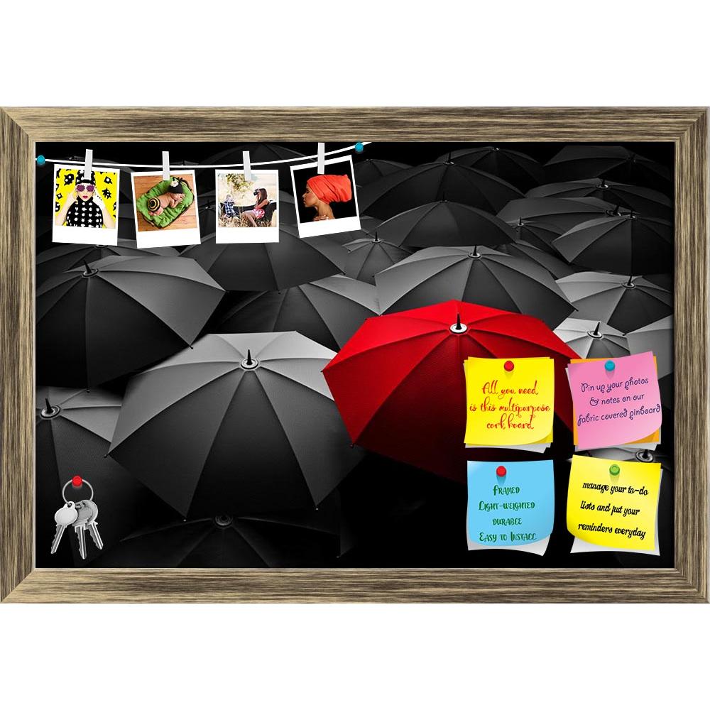 ArtzFolio Red Umbrella Photo Printed Bulletin Board Notice Pin Board Soft Board | Framed-Bulletin Boards Framed-AZSAO40633257BLB_FR_L-Image Code 5004709 Vishnu Image Folio Pvt Ltd, IC 5004709, ArtzFolio, Bulletin Boards Framed, Conceptual, Digital Art, red, umbrella, photo, printed, bulletin, board, notice, pin, soft, framed, stand, out, crowd, many, black, white, umbrellas, leader, different, distinguish, security, protection, creative, business, weather, concept, rain, season, protective, shelter, accesso