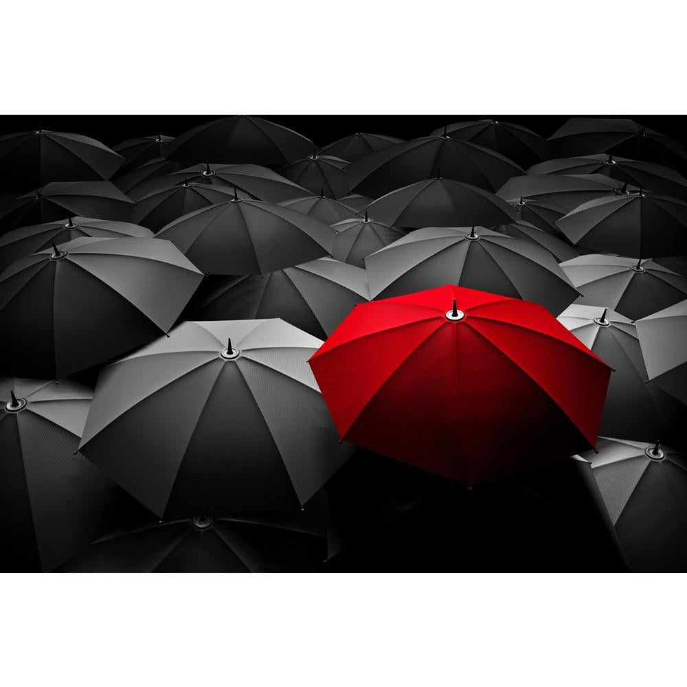 Pitaara Box Red Umbrella Photo Canvas Painting Synthetic Frame-Paintings MDF Framing-PBART40633257AFF_FR_L-Image Code 5004709 Vishnu Image Folio Pvt Ltd, IC 5004709, Pitaara Box, Paintings MDF Framing, Conceptual, Digital Art, red, umbrella, photo, canvas, painting, synthetic, frame, stand, out, crowd, many, black, white, umbrellas, leader, different, distinguish, security, protection, creative, business, weather, concept, rain, season, protective, shelter, accessory, open, background, safety, dark, object,