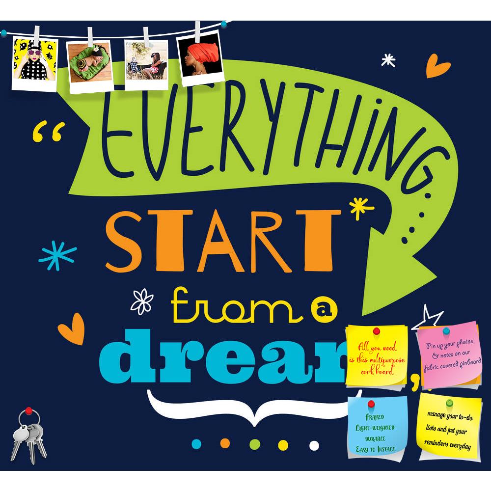 ArtzFolio Motivational Quotes Art D8 Printed Bulletin Board Notice Pin Board Soft Board | Frameless-Bulletin Boards Frameless-AZSAO40689349BLB_FL_L-Image Code 5004718 Vishnu Image Folio Pvt Ltd, IC 5004718, ArtzFolio, Bulletin Boards Frameless, Motivational, Quotes, Digital Art, art, d8, printed, bulletin, board, notice, pin, soft, frameless, inspirational, vector, poster, design, stylish, modern, typographic, good, banner, flyer, placard, card, everything, start, from, dream, inspiration, quote, typography