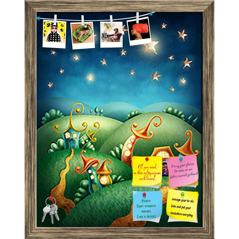 ArtzFolio Fantasy Village D3 Printed Bulletin Board Notice Pin Board Soft Board | Framed-Bulletin Boards Framed-AZSAO40804889BLB_FR_L-Image Code 5004730 Vishnu Image Folio Pvt Ltd, IC 5004730, ArtzFolio, Bulletin Boards Framed, Fantasy, Kids, Digital Art, village, d3, printed, bulletin, board, notice, pin, soft, framed, funny, houses, downtown, way, tower, meadow, town, fun, flowers, dream, day, urban, magic, symbol, summer, folk, vertical, star, night, dark, door, clouds, building, countryside, illustratio