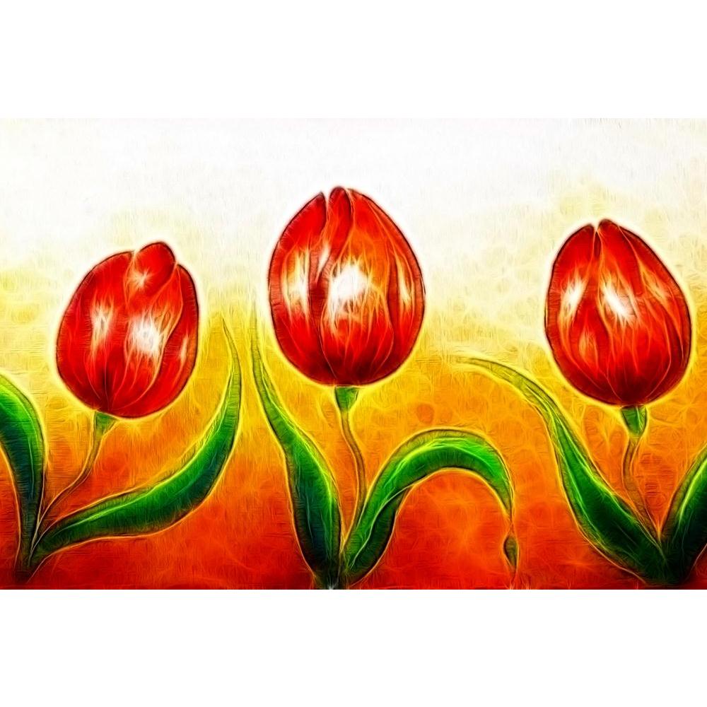 ArtzFolio Three Dancing Red Tulip Flowers Unframed Paper Poster-Paper Posters Unframed-AZART40818415POS_UN_L-Image Code 5004737 Vishnu Image Folio Pvt Ltd, IC 5004737, ArtzFolio, Paper Posters Unframed, Floral, Fine Art Reprint, three, dancing, red, tulip, flowers, unframed, paper, poster, wall, large, size, for, living, room, home, decoration, big, framed, decor, posters, pitaara, box, modern, art, with, frame, bedroom, amazonbasics, door, drawing, small, decorative, office, reception, multiple, friends, i
