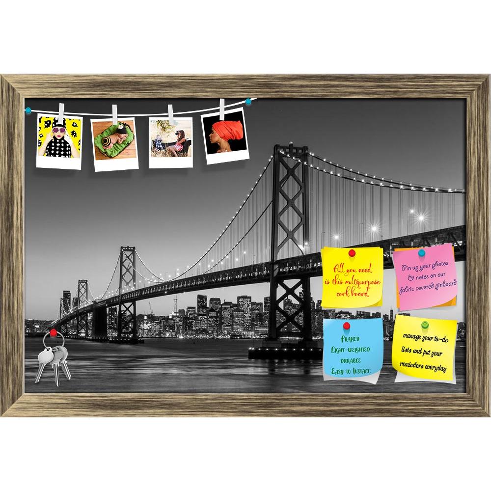 ArtzFolio San Francisco Skyline & Bay Bridge, California USA Printed Bulletin Board Notice Pin Board Soft Board | Framed-Bulletin Boards Framed-AZSAO40868219BLB_FR_L-Image Code 5004742 Vishnu Image Folio Pvt Ltd, IC 5004742, ArtzFolio, Bulletin Boards Framed, Places, Photography, san, francisco, skyline, bay, bridge, california, usa, printed, bulletin, board, notice, pin, soft, framed, sunset, luminous, light, trails, architecture, city, colorful, transportation, sky, scene, office, financial, cityscape, tr