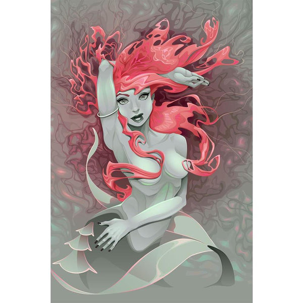 Mermaid D3 Unframed Paper Poster-Paper Posters Unframed-POS_UN-IC 5004744 IC 5004744, Animated Cartoons, Art and Paintings, Caricature, Cartoons, Digital, Digital Art, Fantasy, Fashion, Gothic, Graphic, Illustrations, Individuals, Mermaid, Paintings, Portraits, d3, unframed, paper, wall, poster, siren, beauty, cartoon, expression, face, fairy, girl, hairstyle, head, illustration, jewel, lady, lips, lipstick, make, up, model, ocean, painting, sea, smile, teen, water, woman, young, artzfolio, posters, wall po