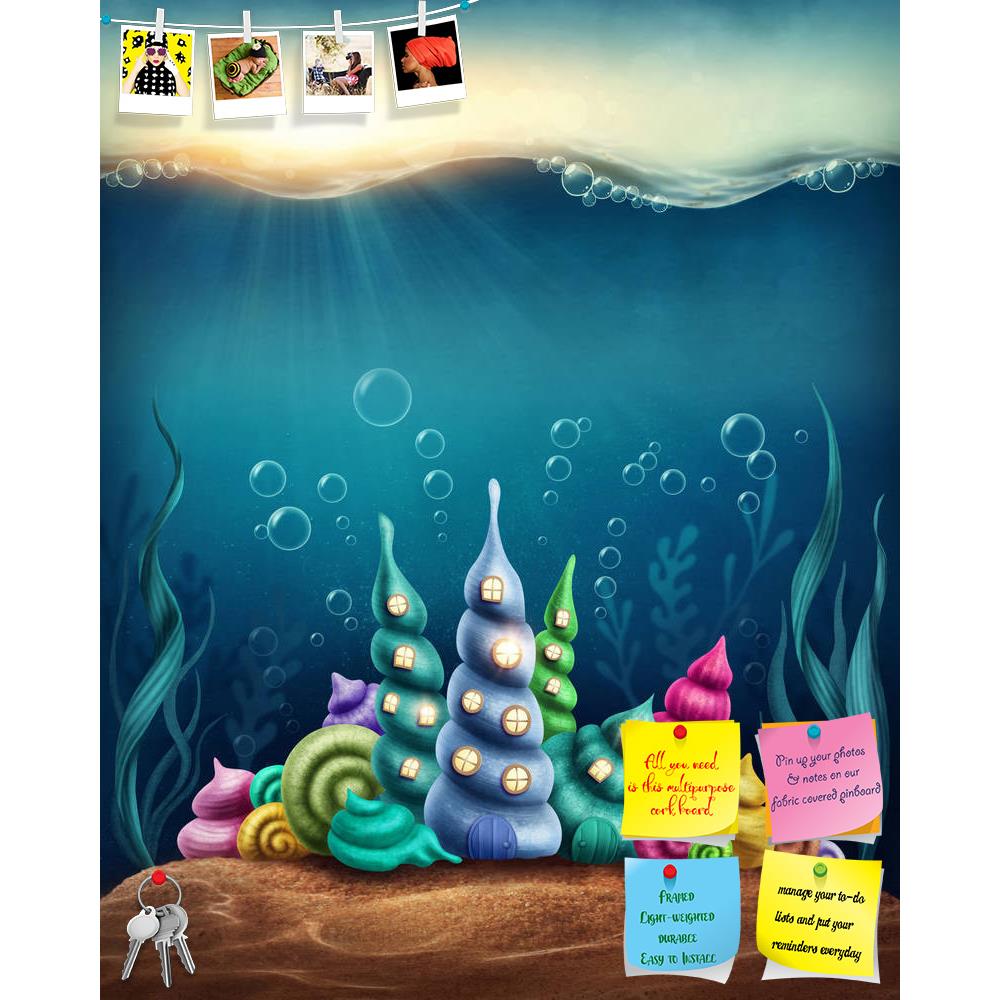 ArtzFolio Underwater Fantasy Kingdom Printed Bulletin Board Notice Pin Board Soft Board | Frameless-Bulletin Boards Frameless-AZSAO40898258BLB_FL_L-Image Code 5004745 Vishnu Image Folio Pvt Ltd, IC 5004745, ArtzFolio, Bulletin Boards Frameless, Fantasy, Kids, Digital Art, underwater, kingdom, printed, bulletin, board, notice, pin, soft, frameless, shell, houses, abstract, aquarium, art, background, blue, bubble, building, cartoon, childhood, city, color, colorful, draw, dream, fairy, fairytale, fun, funny, 