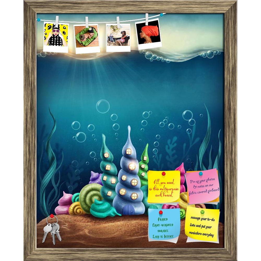 ArtzFolio Underwater Fantasy Kingdom Printed Bulletin Board Notice Pin Board Soft Board | Framed-Bulletin Boards Framed-AZSAO40898258BLB_FR_L-Image Code 5004745 Vishnu Image Folio Pvt Ltd, IC 5004745, ArtzFolio, Bulletin Boards Framed, Fantasy, Kids, Digital Art, underwater, kingdom, printed, bulletin, board, notice, pin, soft, framed, shell, houses, abstract, aquarium, art, background, blue, bubble, building, cartoon, childhood, city, color, colorful, draw, dream, fairy, fairytale, fun, funny, group, heap,