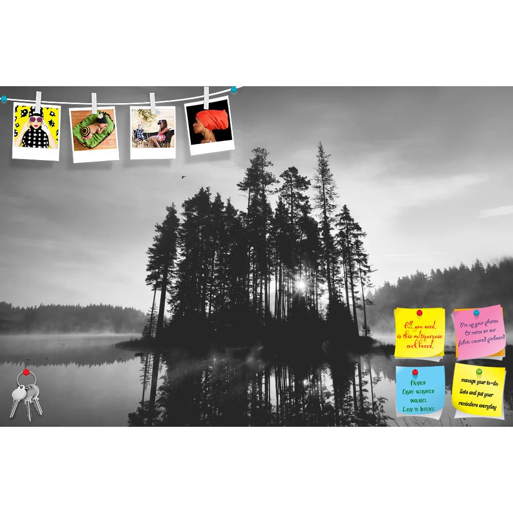 ArtzFolio Reflections Of Lake & Small Island Printed Bulletin Board Notice Pin Board Soft Board | Frameless-Bulletin Boards Frameless-AZSAO40981853BLB_FL_L-Image Code 5004777 Vishnu Image Folio Pvt Ltd, IC 5004777, ArtzFolio, Bulletin Boards Frameless, Landscapes, Photography, reflections, of, lake, small, island, printed, bulletin, board, notice, pin, soft, frameless, beautiful, early, morning, mist, black, white, tranquil, forest, background, snow, sunlight, hiking, fog, tree, illusion, foliage, natural, 