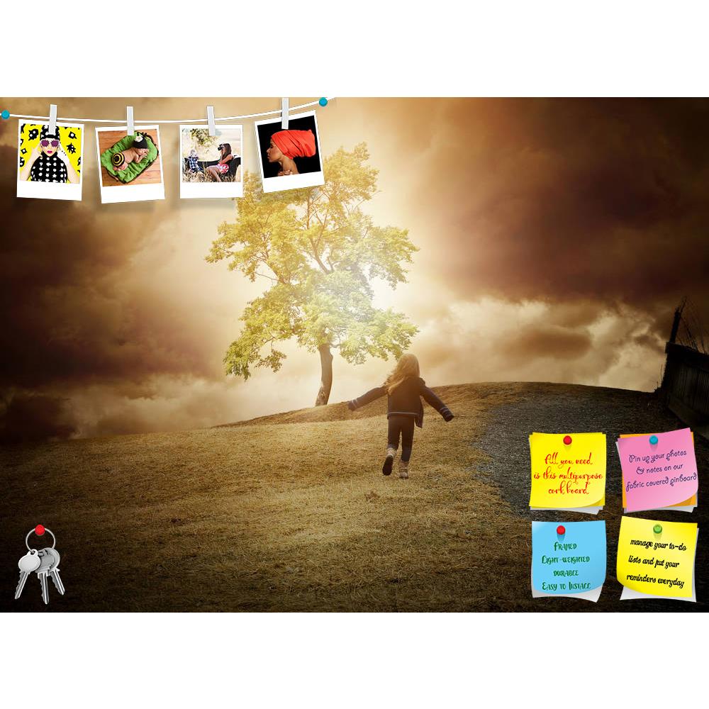 ArtzFolio Child Is Running Up To A Hill Printed Bulletin Board Notice Pin Board Soft Board | Frameless-Bulletin Boards Frameless-AZSAO41012916BLB_FL_L-Image Code 5004781 Vishnu Image Folio Pvt Ltd, IC 5004781, ArtzFolio, Bulletin Boards Frameless, Landscapes, Photography, child, is, running, up, to, a, hill, printed, bulletin, board, notice, pin, soft, frameless, little, glowing, tree, light, dark, clouds, background, use, hope, freedom, happiness, concept, belief, faith, challenge, change, conceptual, crea