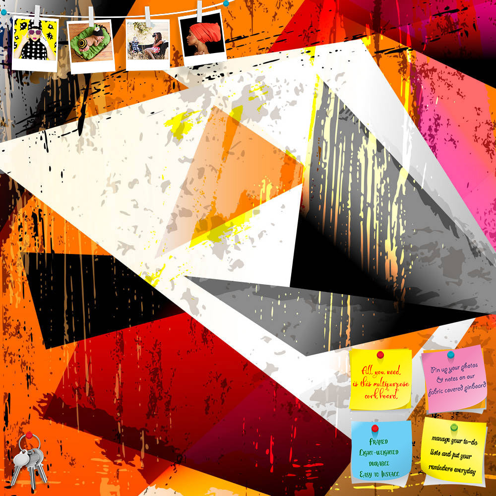 ArtzFolio Abstract Artwork D209 Printed Bulletin Board Notice Pin Board Soft Board | Frameless-Bulletin Boards Frameless-AZSAO41014530BLB_FL_L-Image Code 5004783 Vishnu Image Folio Pvt Ltd, IC 5004783, ArtzFolio, Bulletin Boards Frameless, Abstract, Kids, Digital Art, artwork, d209, printed, bulletin, board, notice, pin, soft, frameless, background, squares, triangles, paint, strokes, splashes, pin up board, push pin board, extra large cork board, big pin board, notice board, small bulletin board, cork boar