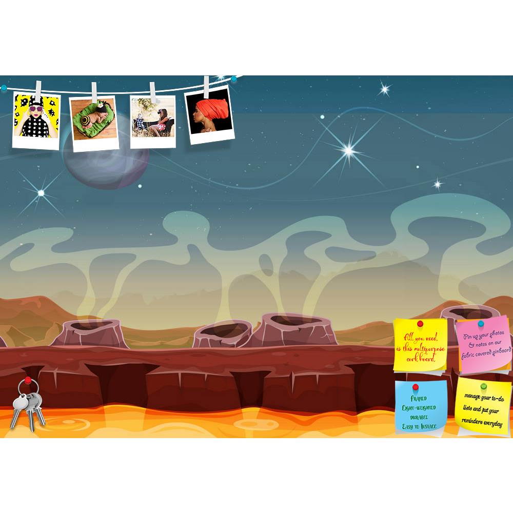 ArtzFolio Cartoon Funny Sci Fi Alien Planet Landscape Printed Bulletin Board Notice Pin Board Soft Board | Frameless-Bulletin Boards Frameless-AZSAO41071682BLB_FL_L-Image Code 5004791 Vishnu Image Folio Pvt Ltd, IC 5004791, ArtzFolio, Bulletin Boards Frameless, Abstract, Kids, Digital Art, cartoon, funny, sci, fi, alien, planet, landscape, printed, bulletin, board, notice, pin, soft, frameless, illustration, seamless, sci-fi, background, layers, parallax, volcano, crater, magma, river, stars, ui, game, pin 