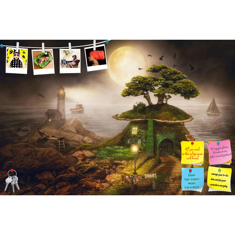 ArtzFolio Fabulous Home Berth Printed Bulletin Board Notice Pin Board Soft Board | Frameless-Bulletin Boards Frameless-AZSAO41126839BLB_FL_L-Image Code 5004794 Vishnu Image Folio Pvt Ltd, IC 5004794, ArtzFolio, Bulletin Boards Frameless, Conceptual, Fantasy, Photography, fabulous, home, berth, printed, bulletin, board, notice, pin, soft, frameless, illustration, fictional, situation, form, collage, photos, stump, water, beach, lake, boat, ship, cart, donkey, lighthouse, night, light, staircase, roots, grass