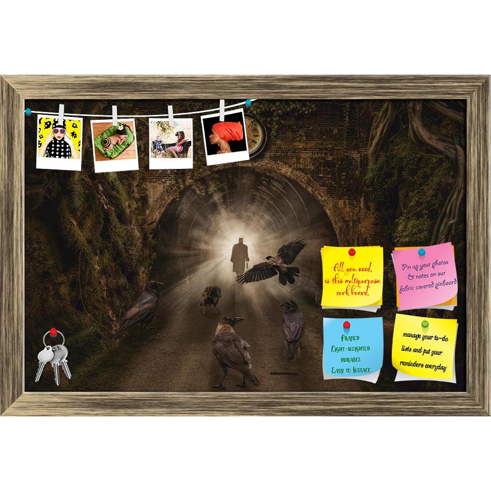 ArtzFolio Moving To Meet The Future Printed Bulletin Board Notice Pin Board Soft Board | Framed-Bulletin Boards Framed-AZSAO41127217BLB_FR_L-Image Code 5004799 Vishnu Image Folio Pvt Ltd, IC 5004799, ArtzFolio, Bulletin Boards Framed, Birds, Fantasy, Digital Art, moving, to, meet, the, future, printed, bulletin, board, notice, pin, soft, framed, leave, baggage, past, illustration, fictional, situation, form, collage, photos, tunnel, motion, light, hope, crows, bird, symbol, symbolism, concept, background, w