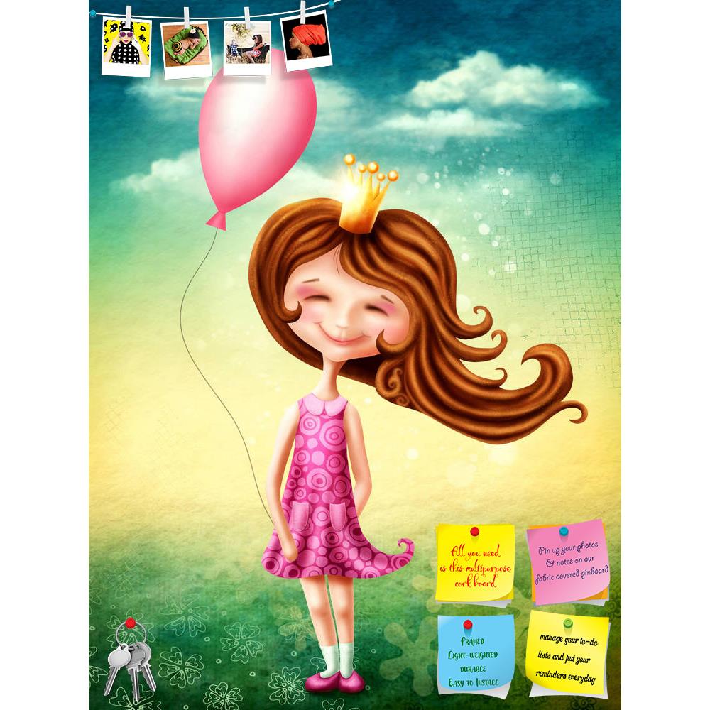 ArtzFolio Little Fairy Girl Printed Bulletin Board Notice Pin Board Soft Board | Frameless-Bulletin Boards Frameless-AZSAO41235221BLB_FL_L-Image Code 5004808 Vishnu Image Folio Pvt Ltd, IC 5004808, ArtzFolio, Bulletin Boards Frameless, Fantasy, Kids, Digital Art, little, fairy, girl, printed, bulletin, board, notice, pin, soft, frameless, pink, balloon, air, alone, art, artwork, beauty, big, birthday, cartoon, child, copy, cute, drawing, dream, dress, eyes, female, fly, folk, grass, green, hair, heart, illu