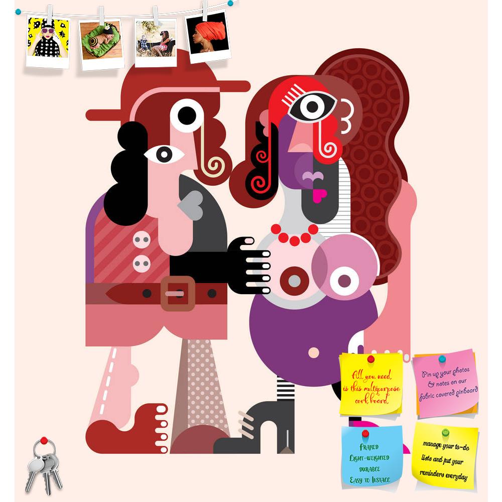 ArtzFolio Man Dancing With A Pregnant Woman Printed Bulletin Board Notice Pin Board Soft Board | Frameless-Bulletin Boards Frameless-AZSAO41329120BLB_FL_L-Image Code 5004815 Vishnu Image Folio Pvt Ltd, IC 5004815, ArtzFolio, Bulletin Boards Frameless, Abstract, Surrealism, Digital Art, man, dancing, with, a, pregnant, woman, printed, bulletin, board, notice, pin, soft, frameless, modern, art, vector, illustration, pin up board, push pin board, extra large cork board, big pin board, notice board, small bulle