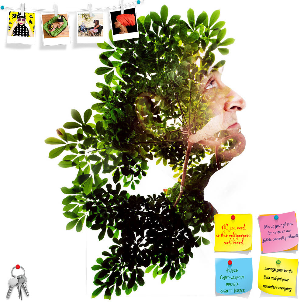 ArtzFolio Man Combined With Photograph Of Nature Printed Bulletin Board Notice Pin Board Soft Board | Frameless-Bulletin Boards Frameless-AZSAO41338586BLB_FL_L-Image Code 5004816 Vishnu Image Folio Pvt Ltd, IC 5004816, ArtzFolio, Bulletin Boards Frameless, Conceptual, Floral, Portraits, Photography, man, combined, with, photograph, of, nature, printed, bulletin, board, notice, pin, soft, frameless, exposure, double, abstract, portrait, woman, tree, face, creative, white, eyes, background, head, effect, envi