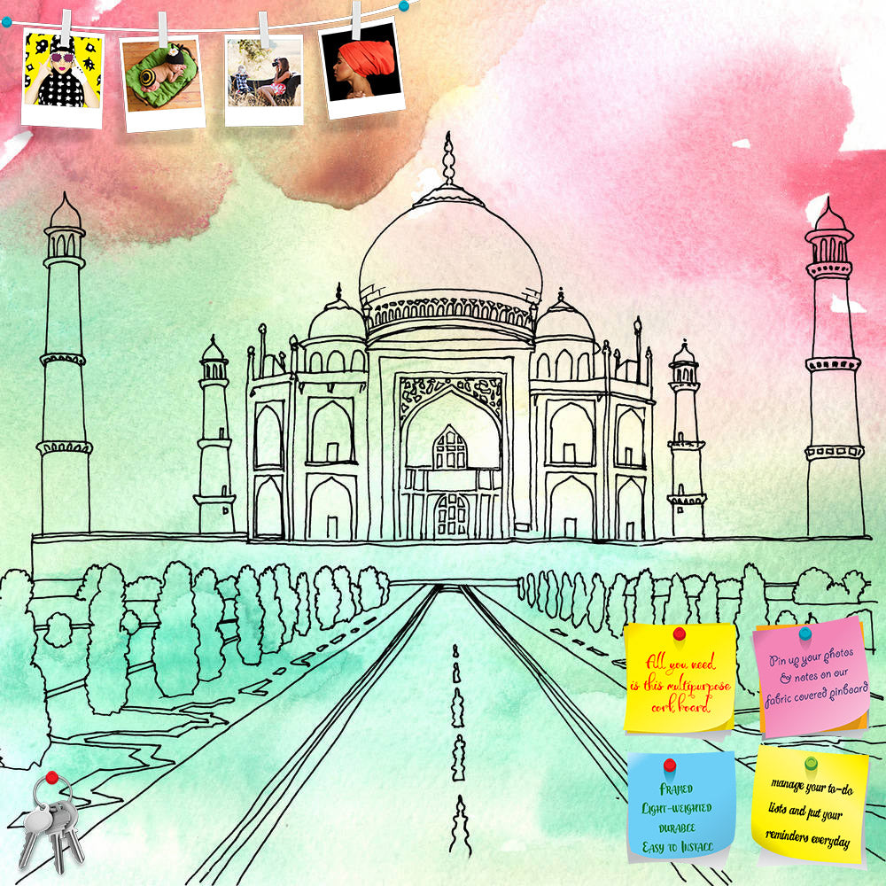 ArtzFolio Taj Mahal Agra India D3 Printed Bulletin Board Notice Pin Board Soft Board | Frameless-Bulletin Boards Frameless-AZSAO41582085BLB_FL_L-Image Code 5004837 Vishnu Image Folio Pvt Ltd, IC 5004837, ArtzFolio, Bulletin Boards Frameless, Places, Religious, Digital Art, taj, mahal, agra, india, d3, printed, bulletin, board, notice, pin, soft, frameless, color, arts, drawing, paintings, image, creativity, aquarelle, illustrations, square, watercolor, pen, paint, concepts, artwork, nobody, sketch, outdoors