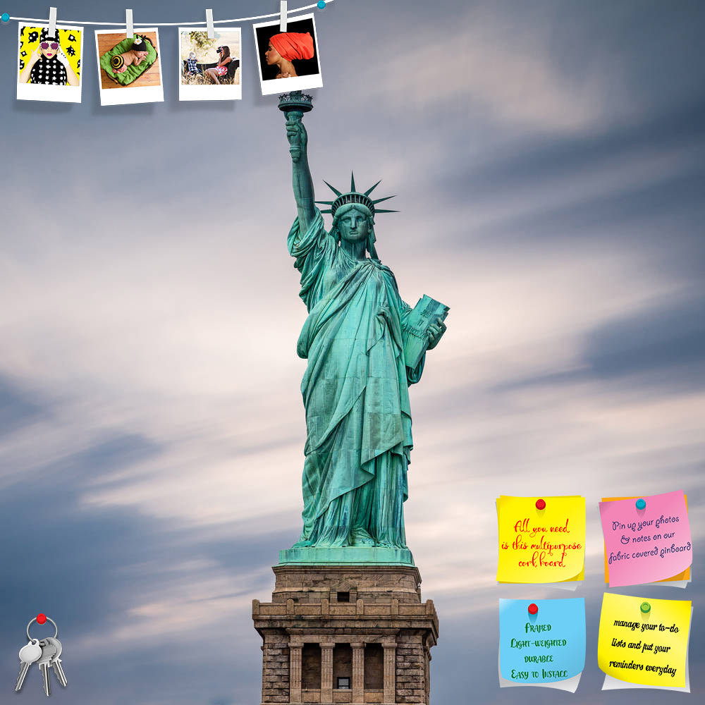 ArtzFolio The Statue Of Liberty In New York City, USA Printed Bulletin Board Notice Pin Board Soft Board | Frameless-Bulletin Boards Frameless-AZSAO41642302BLB_FL_L-Image Code 5004843 Vishnu Image Folio Pvt Ltd, IC 5004843, ArtzFolio, Bulletin Boards Frameless, Places, Photography, the, statue, of, liberty, in, new, york, city, usa, printed, bulletin, board, notice, pin, soft, frameless, color, image, cloud, america, american, americas, architecture, blue, clouds, colorful, copy, copyspace, day, destination