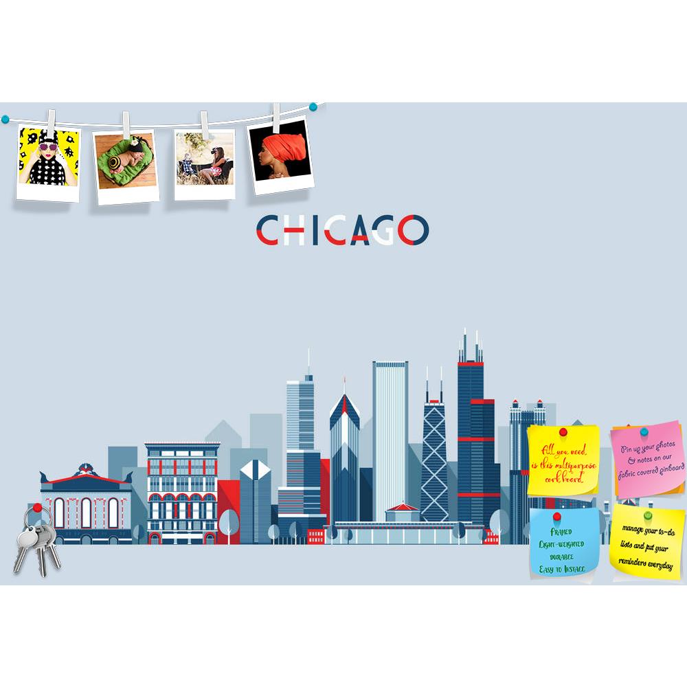 ArtzFolio Chicago United States City Skyline, USA Printed Bulletin Board Notice Pin Board Soft Board | Frameless-Bulletin Boards Frameless-AZSAO41643279BLB_FL_L-Image Code 5004844 Vishnu Image Folio Pvt Ltd, IC 5004844, ArtzFolio, Bulletin Boards Frameless, Places, Digital Art, chicago, united, states, city, skyline, usa, printed, bulletin, board, notice, pin, soft, frameless, vector, background, flat, trendy, illustration, pin up board, push pin board, extra large cork board, big pin board, notice board, s