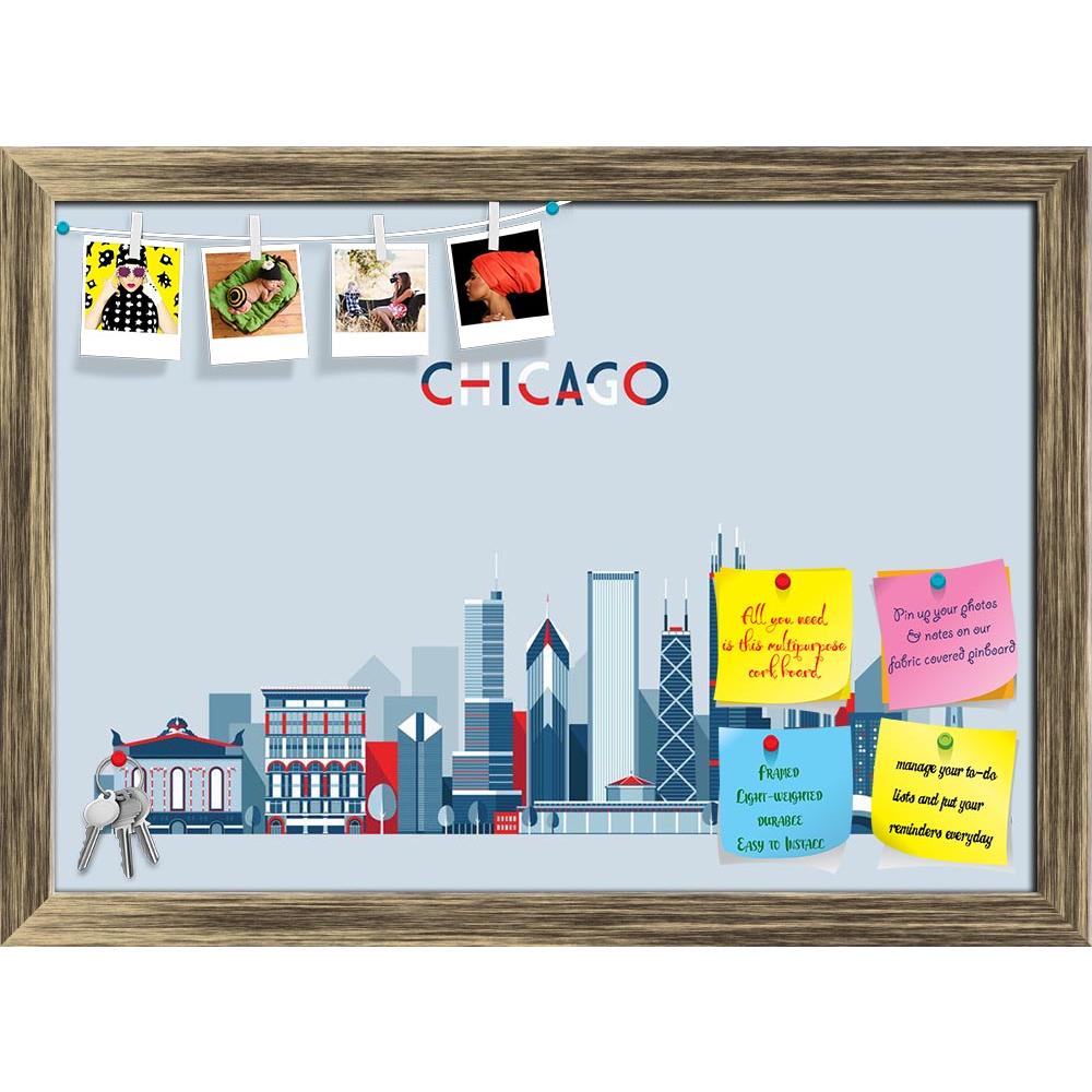 ArtzFolio Chicago United States City Skyline, USA Printed Bulletin Board Notice Pin Board Soft Board | Framed-Bulletin Boards Framed-AZSAO41643279BLB_FR_L-Image Code 5004844 Vishnu Image Folio Pvt Ltd, IC 5004844, ArtzFolio, Bulletin Boards Framed, Places, Digital Art, chicago, united, states, city, skyline, usa, printed, bulletin, board, notice, pin, soft, framed, vector, background, flat, trendy, illustration, pin up board, push pin board, extra large cork board, big pin board, notice board, small bulleti