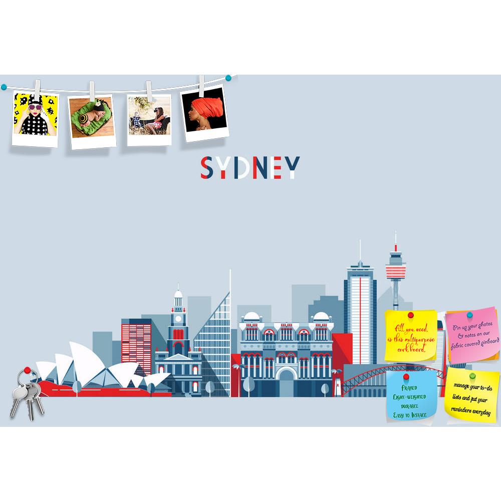 ArtzFolio Sydney Australia City Skyline Printed Bulletin Board Notice Pin Board Soft Board | Frameless-Bulletin Boards Frameless-AZSAO41643283BLB_FL_L-Image Code 5004845 Vishnu Image Folio Pvt Ltd, IC 5004845, ArtzFolio, Bulletin Boards Frameless, Places, Digital Art, sydney, australia, city, skyline, printed, bulletin, board, notice, pin, soft, frameless, vector, background, flat, trendy, illustration, pin up board, push pin board, extra large cork board, big pin board, notice board, small bulletin board, 
