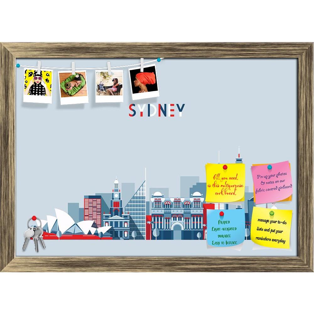 ArtzFolio Sydney Australia City Skyline Printed Bulletin Board Notice Pin Board Soft Board | Framed-Bulletin Boards Framed-AZSAO41643283BLB_FR_L-Image Code 5004845 Vishnu Image Folio Pvt Ltd, IC 5004845, ArtzFolio, Bulletin Boards Framed, Places, Digital Art, sydney, australia, city, skyline, printed, bulletin, board, notice, pin, soft, framed, vector, background, flat, trendy, illustration, pin up board, push pin board, extra large cork board, big pin board, notice board, small bulletin board, cork board, 