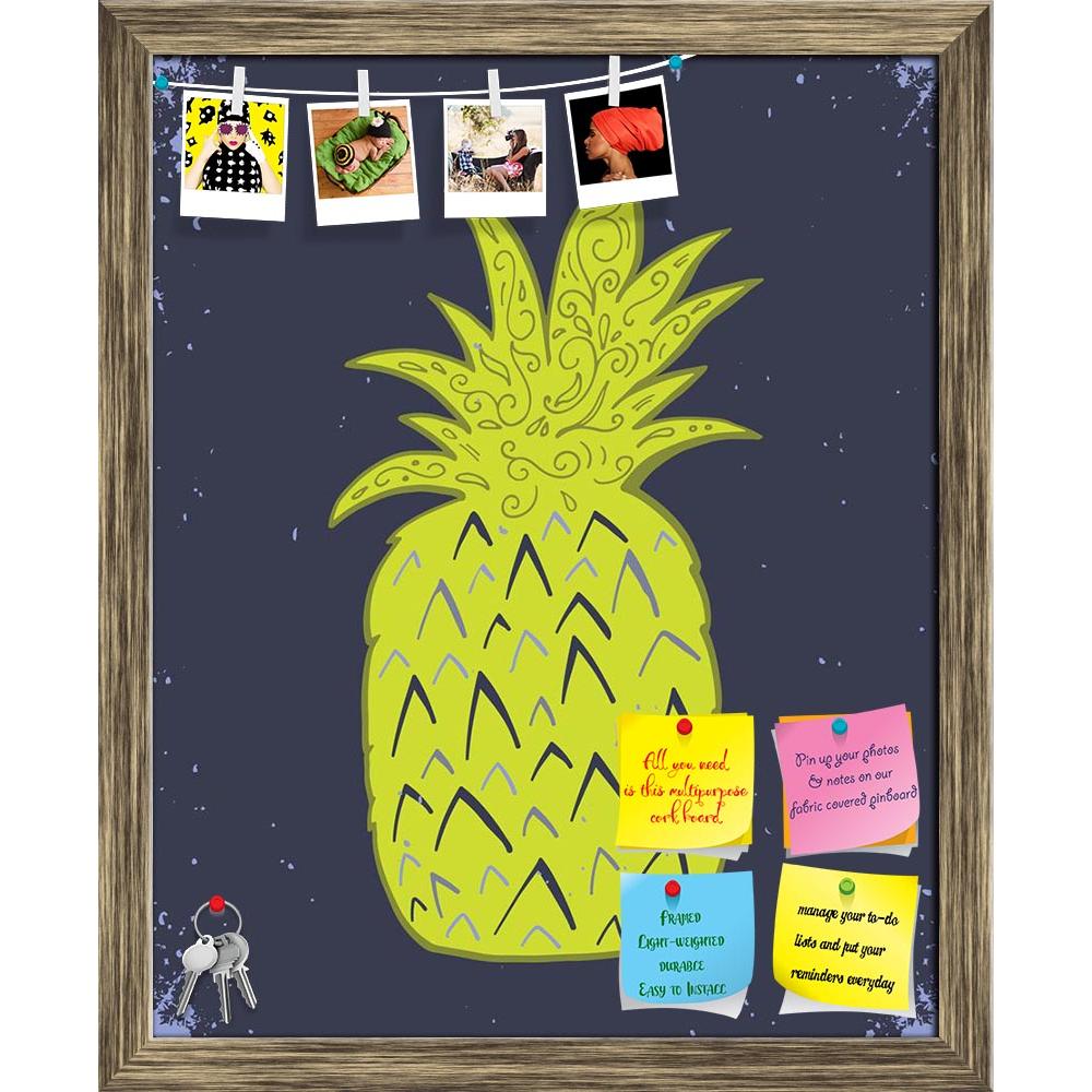 ArtzFolio Pineapple Printed Bulletin Board Notice Pin Board Soft Board | Framed-Bulletin Boards Framed-AZSAO41691387BLB_FR_L-Image Code 5004850 Vishnu Image Folio Pvt Ltd, IC 5004850, ArtzFolio, Bulletin Boards Framed, Food & Beverage, Kids, Digital Art, pineapple, printed, bulletin, board, notice, pin, soft, framed, hand, drawn, vintage, label, pin up board, push pin board, extra large cork board, big pin board, notice board, small bulletin board, cork board, wall notice board, giant cork board, bulletin b