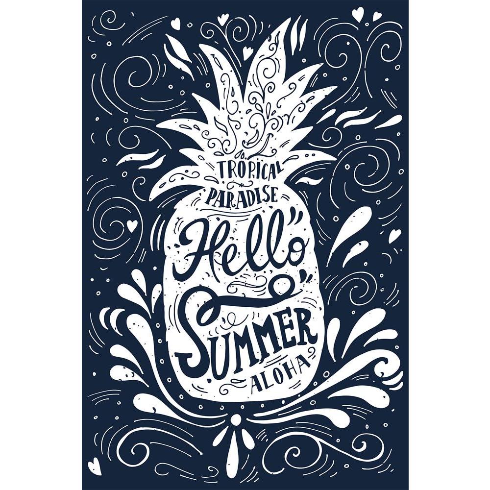 ArtzFolio Hello Summer With A Pineapple Unframed Paper Poster-Paper Posters Unframed-AZART41691486POS_UN_L-Image Code 5004859 Vishnu Image Folio Pvt Ltd, IC 5004859, ArtzFolio, Paper Posters Unframed, Kids, Quotes, Digital Art, hello, summer, with, a, pineapple, unframed, paper, poster, wall, large, size, for, living, room, home, decoration, big, framed, decor, posters, pitaara, box, modern, art, frame, bedroom, amazonbasics, door, drawing, small, decorative, office, reception, multiple, friends, images, re