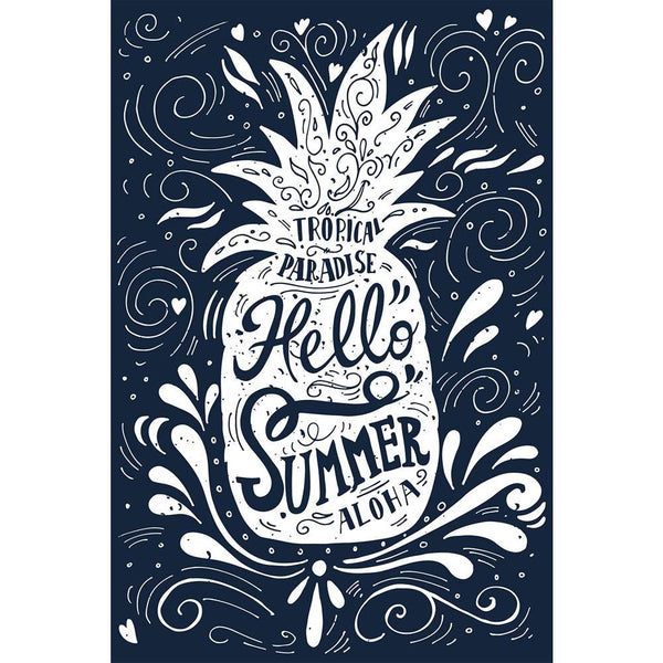 Hello Summer With A Pineapple Unframed Paper Poster-Paper Posters Unframed-POS_UN-IC 5004859 IC 5004859, Ancient, Art and Paintings, Botanical, Cuisine, Decorative, Drawing, Floral, Flowers, Food, Food and Beverage, Food and Drink, Fruit and Vegetable, Fruits, Hand Drawn, Hawaiian, Historical, Holidays, Illustrations, Love, Medieval, Nature, Patterns, Quotes, Romance, Signs, Signs and Symbols, Sketches, Splatter, Tropical, Typography, Vintage, hello, summer, with, a, pineapple, unframed, paper, wall, poster