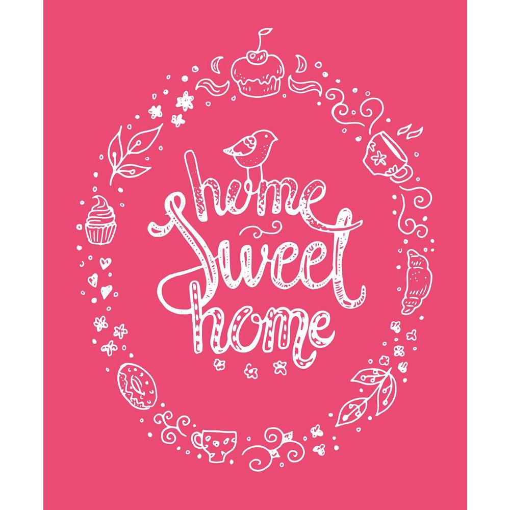 Home Sweet Home Canvas Painting Synthetic Frame-Paintings MDF Framing-AFF_FR-IC 5004875 IC 5004875, Art and Paintings, Birds, Botanical, Calligraphy, Decorative, Digital, Digital Art, Floral, Flowers, Graphic, Illustrations, Inspirational, Motivation, Motivational, Nature, Quotes, Retro, Signs, Signs and Symbols, Text, Typography, home, sweet, canvas, painting, synthetic, frame, art, background, bakery, banner, bird, card, classic, croissant, decoration, design, donut, element, flower, font, hand, handwritt