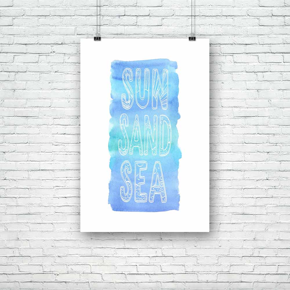 Sun Sand Sea Unframed Paper Poster-Paper Posters Unframed-POS_UN-IC 5004878 IC 5004878, Art and Paintings, Automobiles, Calligraphy, Digital, Digital Art, Fashion, Graphic, Hearts, Hipster, Holidays, Icons, Illustrations, Inspirational, Love, Motivation, Motivational, Nautical, Quotes, Signs, Signs and Symbols, Symbols, Transportation, Travel, Tropical, Typography, Vehicles, Watercolour, sun, sand, sea, unframed, paper, poster, action, adventure, art, background, beach, blue, card, clothing, cool, design, d