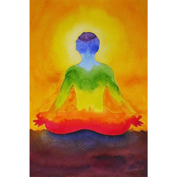 Lotus Pose Yoga Unframed Paper Poster-Paper Posters Unframed-POS_UN-IC 5004882 IC 5004882, Abstract Expressionism, Abstracts, Art and Paintings, Black and White, Health, Illustrations, Nature, Paintings, Scenic, Semi Abstract, Signs, Signs and Symbols, Spiritual, Sports, Sunsets, Symbols, Watercolour, White, lotus, pose, yoga, unframed, paper, wall, poster, aura, chakra, art, abstract, background, beauty, body, breathe, calm, care, color, concentration, concepts, contemplation, design, exercise, fit, fitnes