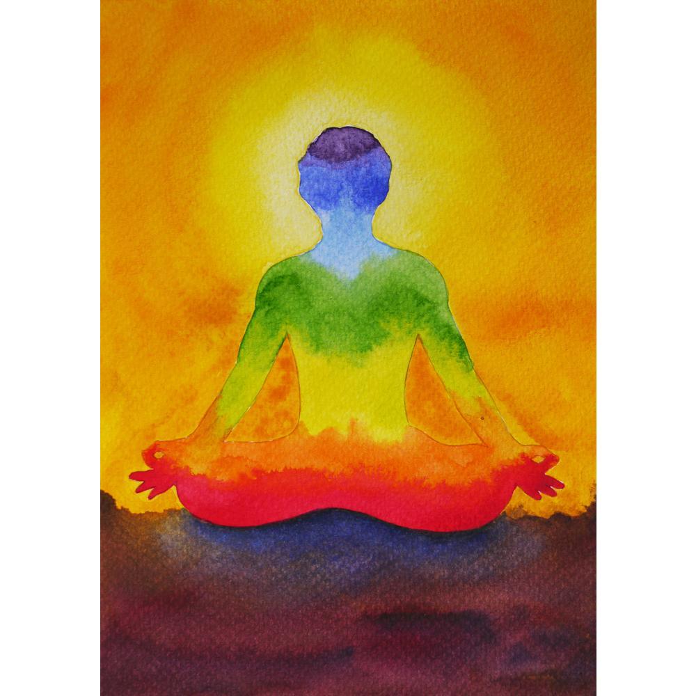 Pitaara Box Lotus Pose Yoga Peel & Stick Vinyl Wall Sticker-Laminated Wall Stickers-PBART41835676LAM_UN_L-Image Code 5004882 Vishnu Image Folio Pvt Ltd, IC 5004882, Pitaara Box, Laminated Wall Stickers, Traditional, Fine Art Reprint, lotus, pose, yoga, peel, stick, vinyl, wall, sticker, mudra, hand, watercolor, painting, sunrise, sunset, sky, background, abstract, aura, power, powerful, nature, design, rainbow, chakra, sign, art, beauty, body, breathe, calm, care, color, concentration, concepts, contemplati