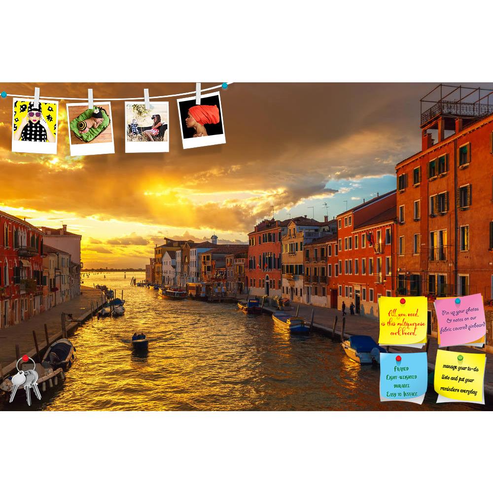ArtzFolio Grandiose Sunset On Canal Cannaregio, Venice Italy Printed Bulletin Board Notice Pin Board Soft Board | Frameless-Bulletin Boards Frameless-AZSAO41838815BLB_FL_L-Image Code 5004883 Vishnu Image Folio Pvt Ltd, IC 5004883, ArtzFolio, Bulletin Boards Frameless, Landscapes, Places, Photography, grandiose, sunset, on, canal, cannaregio, venice, italy, printed, bulletin, board, notice, pin, soft, frameless, venezia, italia, canale, sea, twilight, evening, picturesque, venetia, venise, venetian, travel, 