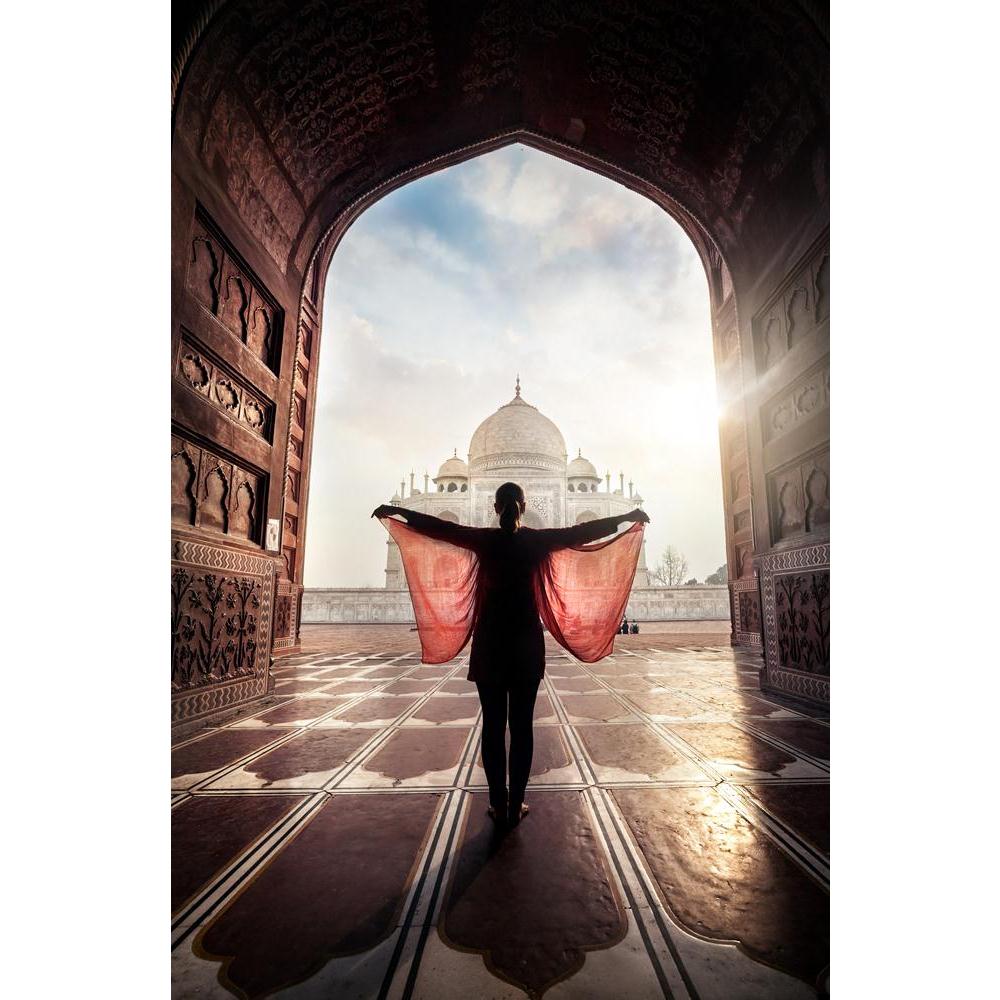 Woman Near Taj Mahal Agra India Canvas Painting Synthetic Frame-Paintings MDF Framing-AFF_FR-IC 5004885 IC 5004885, Allah, Arabic, Architecture, Asian, Automobiles, Books, Indian, Islam, Love, Marble, Marble and Stone, Patterns, Religion, Religious, Romance, Transportation, Travel, Vehicles, woman, near, taj, mahal, agra, india, canvas, painting, synthetic, frame, arch, asia, back, beautiful, book, butterfly, cover, discover, female, floor, looking, majestic, minaret, monument, mosque, muslim, ornament, pal