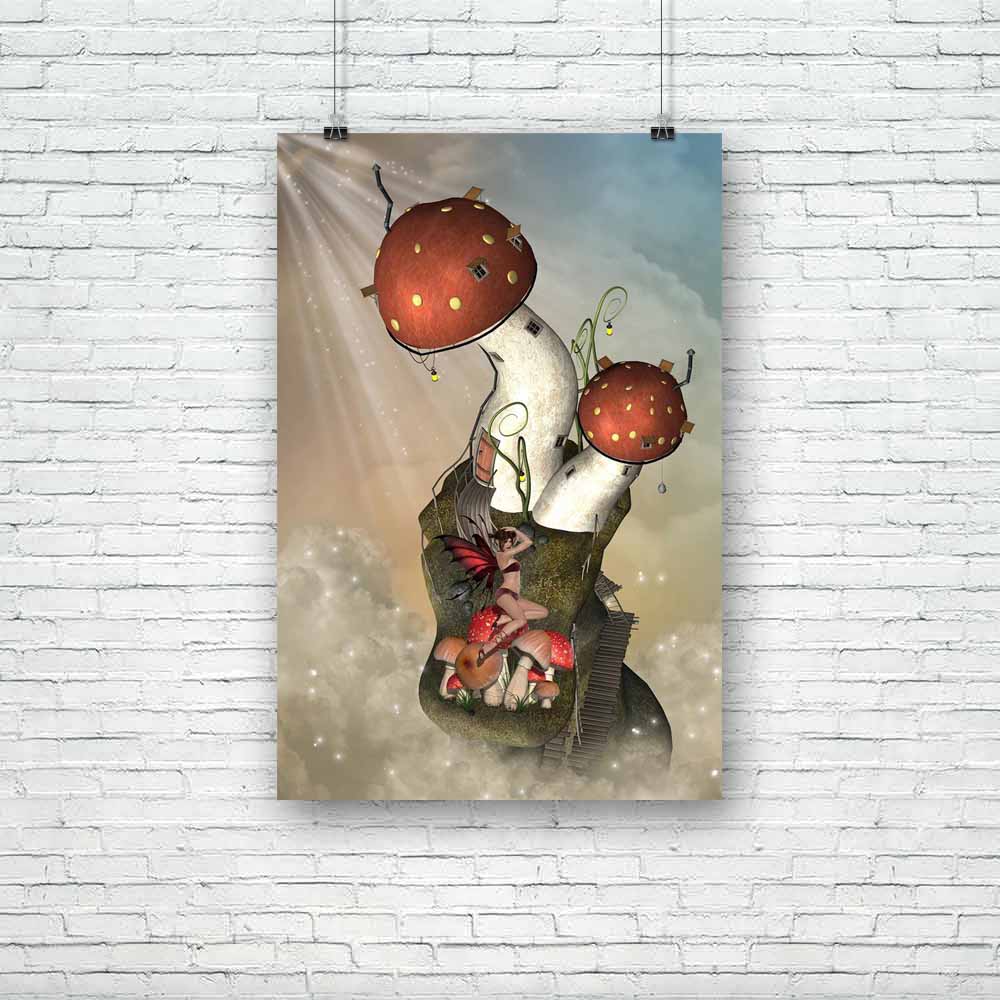 Sky With Mushroom Unframed Paper Poster-Paper Posters Unframed-POS_UN-IC 5004888 IC 5004888, Art and Paintings, Baby, Children, Digital, Digital Art, Fantasy, Graphic, Illustrations, Kids, Landscapes, Nature, Scenic, Stars, sky, with, mushroom, unframed, paper, poster, amazing, art, backdrops, background, beautiful, cloud, dream, dreams, dreamy, enchanting, fae, fairy, fairytale, house, illustration, landscape, lighting, magic, manipulation, misty, princess, scenario, scene, structure, tales, artzfolio, pos