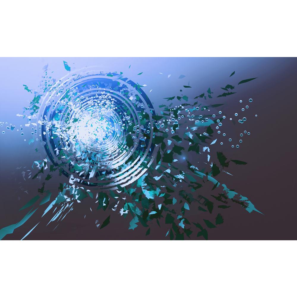 Abstract Artwork Canvas Painting Synthetic Frame - Paintings MDF Framing - ArtzFolio.com