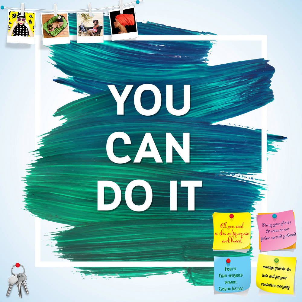 ArtzFolio You Can Do It D2 Printed Bulletin Board Notice Pin Board Soft Board | Frameless-Bulletin Boards Frameless-AZSAO41976412BLB_FL_L-Image Code 5004902 Vishnu Image Folio Pvt Ltd, IC 5004902, ArtzFolio, Bulletin Boards Frameless, Kids, Motivational, Quotes, Digital Art, you, can, do, it, d2, printed, bulletin, board, notice, pin, soft, frameless, just, start, lettering, inspirational, saying, quote, typographical, poster, template, design, pin up board, push pin board, extra large cork board, big pin b
