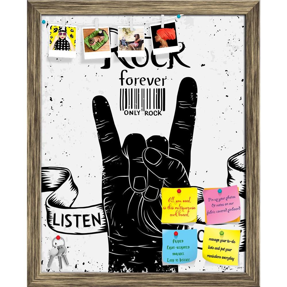 ArtzFolio Rock & Roll Hand Sign Printed Bulletin Board Notice Pin Board Soft Board | Framed-Bulletin Boards Framed-AZSAO42018758BLB_FR_L-Image Code 5004911 Vishnu Image Folio Pvt Ltd, IC 5004911, ArtzFolio, Bulletin Boards Framed, Music & Dance, Quotes, Digital Art, rock, roll, hand, sign, printed, bulletin, board, notice, pin, soft, framed, vintage, label, forever, pin up board, push pin board, extra large cork board, big pin board, notice board, small bulletin board, cork board, wall notice board, giant c