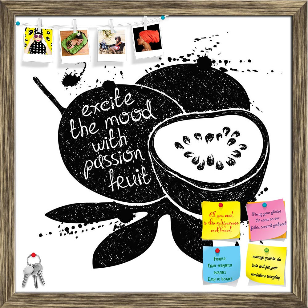 ArtzFolio Black Passion Fruit Printed Bulletin Board Notice Pin Board Soft Board | Framed-Bulletin Boards Framed-AZSAO42081427BLB_FR_L-Image Code 5004921 Vishnu Image Folio Pvt Ltd, IC 5004921, ArtzFolio, Bulletin Boards Framed, Food & Beverage, Quotes, Digital Art, black, passion, fruit, printed, bulletin, board, notice, pin, soft, framed, hand, drawn, illustration, isolated, silhouette, white, background, typography, poster, creative, slogan, pin up board, push pin board, extra large cork board, big pin b